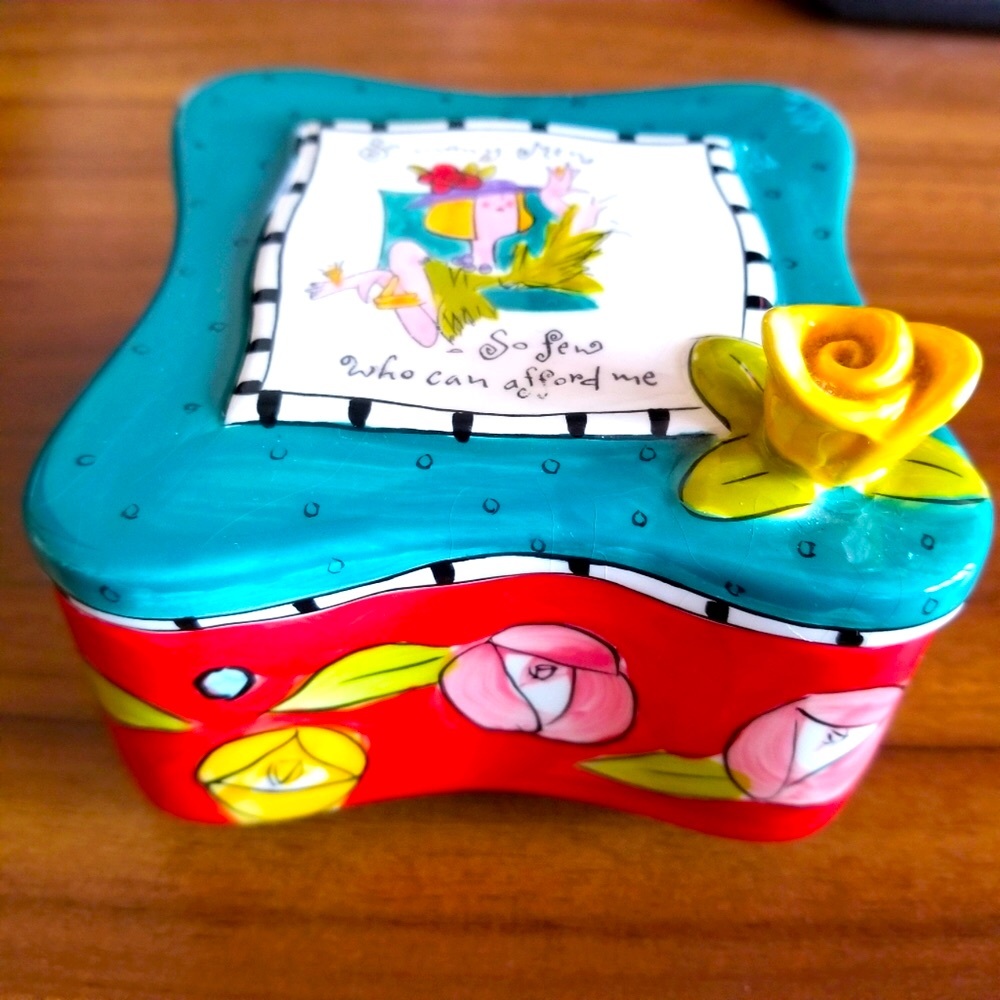 Joyce Shelton Jewelry trinket box
